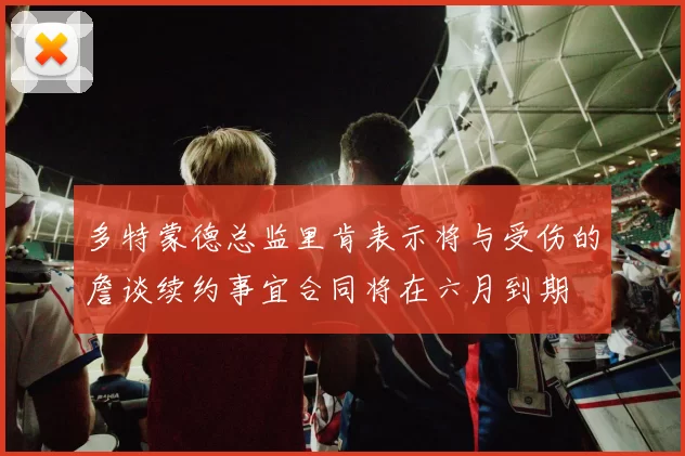 多特蒙德总监里肯表示将与受伤的詹谈续约事宜合同将在六月到期